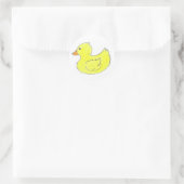 Gelbe Gummiente Encky Duckie Ducks Bird Sticker (Tasche)