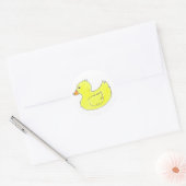 Gelbe Gummiente Encky Duckie Ducks Bird Sticker (Umschlag)