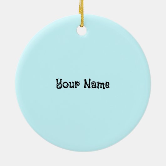 Gelbe Gummiente Keramik Ornament (Hinten)