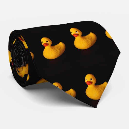 Gelbe Gummiente Krawatte (Gerollt)