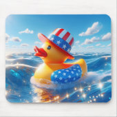 Gelbe Gummiente Mousepad (Vorne)