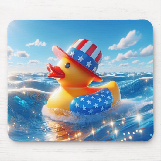Gelbe Gummiente Mousepad (Vorne)