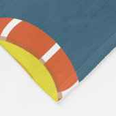 Gelbe Gummiente, niedlich, nahtlos. Fleecedecke (Ecke)