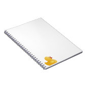 Gelbe Gummiente Notizblock (Rechte Seite)