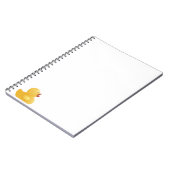 Gelbe Gummiente Notizblock (Linke Seite)