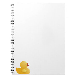 Gelbe Gummiente Notizblock