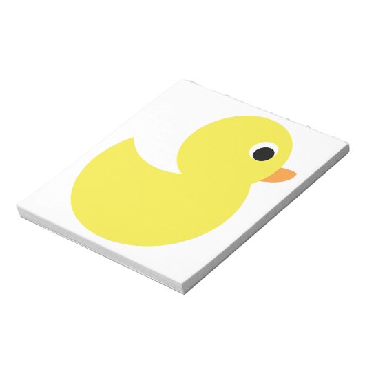 Gelbe Gummiente Notizblock (Rotiert)