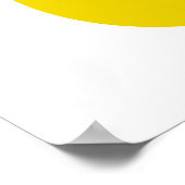 Gelbe Gummiente Poster (Ecke)