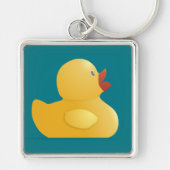 Gelbe Gummiente Schlüsselanhänger (Vorne)