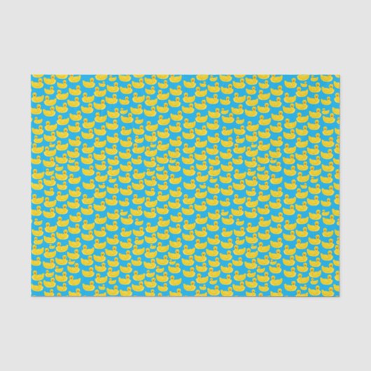 Gelbe Gummiente Seidenpapier (Vorderseite)