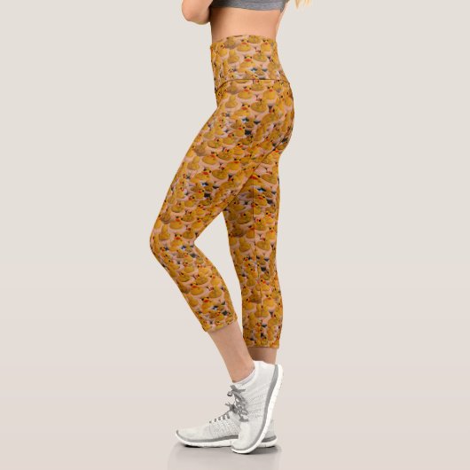 Gelbe Gummienten Capri Leggings (Links)