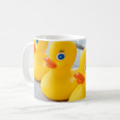 Gelbe Gummienten Kaffeetasse (Vorderseite Links)