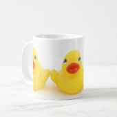 Gelbe Gummienten Kaffeetasse (Vorderseite Links)