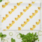 Gelbe Gummienten Küchentuch (Gefaltet)