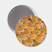 Gelbe Gummienten Magnet (Vorderseite/Rückseite)