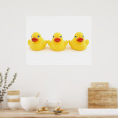 Gelbe Gummienten Poster (Küche)