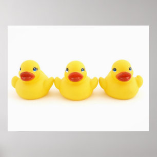 Gelbe Gummienten Poster