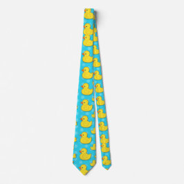 Gelbe Gummifaust Light Blue Bath Neck Tie Krawatte