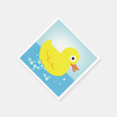 Gelbe Gummifaust Papier Napkins Serviette (Ecke)