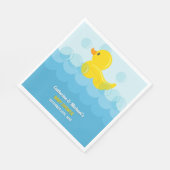 Gelbe Gummifaust Rub Duschbrause Duschbrause Serviette (Ecke)