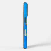 Gelbe Gummiklinge mit Sommerhut Case-Mate iPhone Hülle (Rückseite / Rechts)