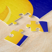 Gelbe Gummikraut Puzzle (Seite)