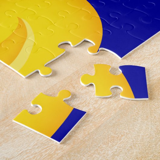 Gelbe Gummikraut Puzzle (Seite)