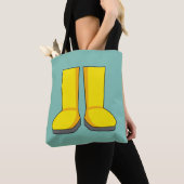 Gelbe Gummiragetasche Tasche (Von Nahem)