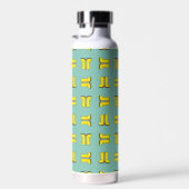 Gelbe Gummiragetasche Trinkflasche (Rechts)