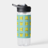 Gelbe Gummiragetasche Trinkflasche (Rechts)