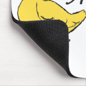 Gelbe Hand Albern Gänse Gänse Cartoon Mousepad (Ecke)
