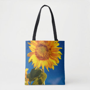 Gelbe Hardy Sonnenblume Kunst, Dichtung und Musik Tasche