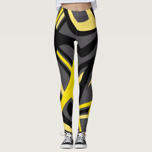 Gelbe Hauch-Leggings Leggings