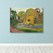 Gelbe Haystacks, oder Goldene Ernte, 1889 Leinwanddruck (Insitu (Holzboden))