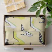 Gelbe Heelse Hoch Mode Seidenpapier (Geschenk)