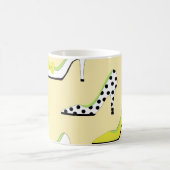 Gelbe Heelse Lady Chic Kaffeetasse (Mittel)