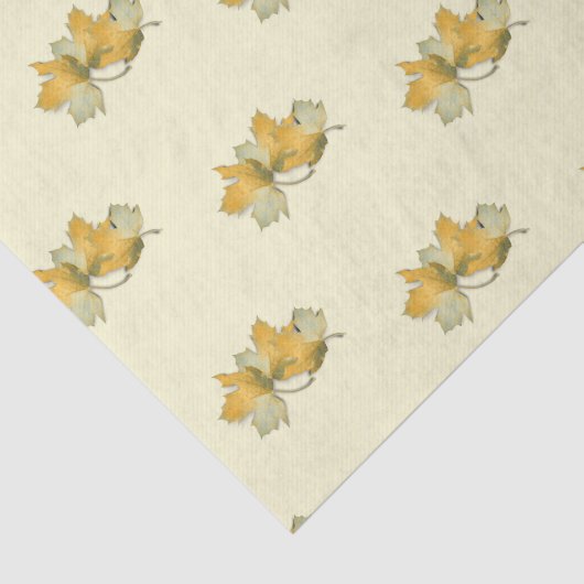 Gelbe Herbstblätter Seidenpapier (Ausschnitt)