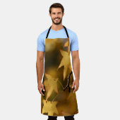 Gelbe Herbstleere Schürze (Getragen)