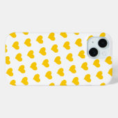 Gelbe Herzen nebeneinander Case-Mate iPhone Hülle (Rückseite (Horizontal))