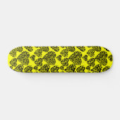 Gelbe Herzen Skateboard (Horizontal)