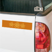 gelbe Hibiskus-Blume Autoaufkleber (Auf Lkw)