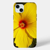 Gelbe Hibiskus Blume Case-Mate iPhone Hülle (Rückseite)