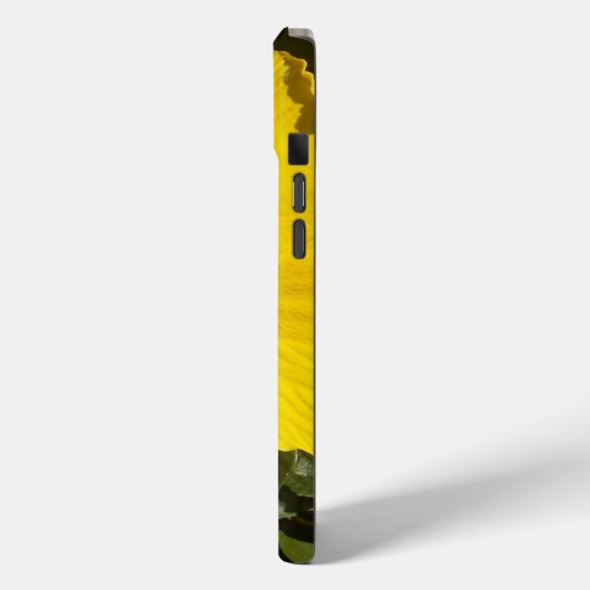 Gelbe Hibiskus Blume Case-Mate iPhone Hülle (Rückseite / Links)