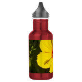 Gelbe Hibiskus Blume Trinkflasche (Links)