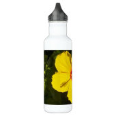 Gelbe Hibiskus Blume Trinkflasche (Links)