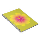 Gelbe Hibiskus_Illustration Notizblock (Rechte Seite)