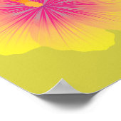 Gelbe Hibiskus_Illustration Poster (Ecke)