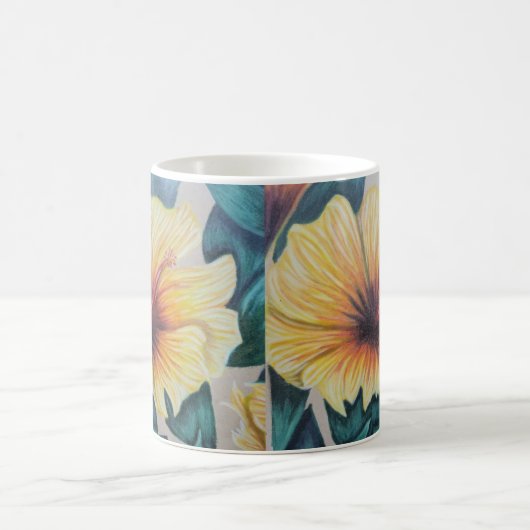 Gelbe Hibiskus Tasse (Mittel)