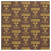 Gelbe Hintergrundstrahlung Warnvorrichtung Stoff (Muster)