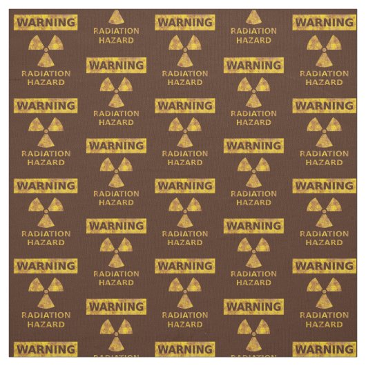 Gelbe Hintergrundstrahlung Warnvorrichtung Stoff (Muster)